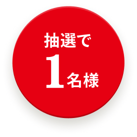 抽選で1名様