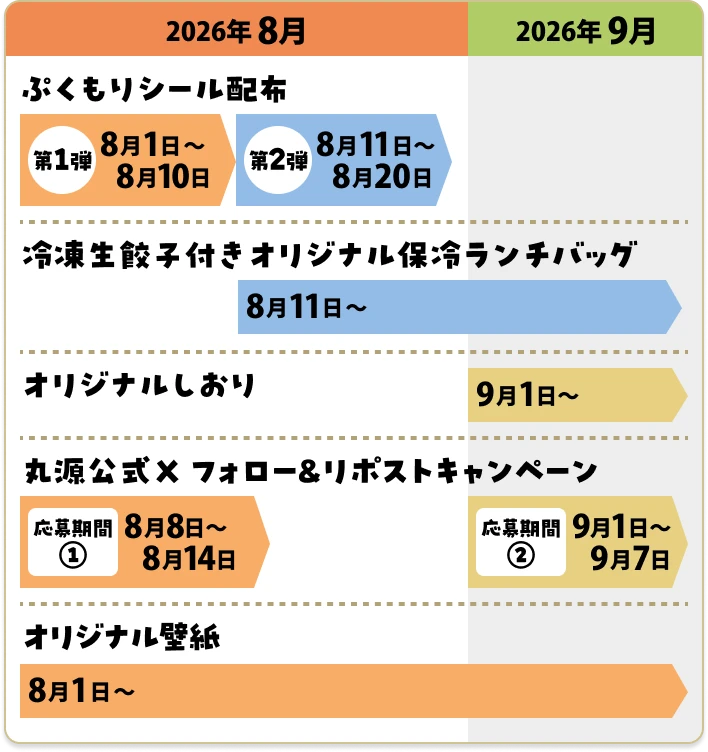 キャンペーンカレンダー